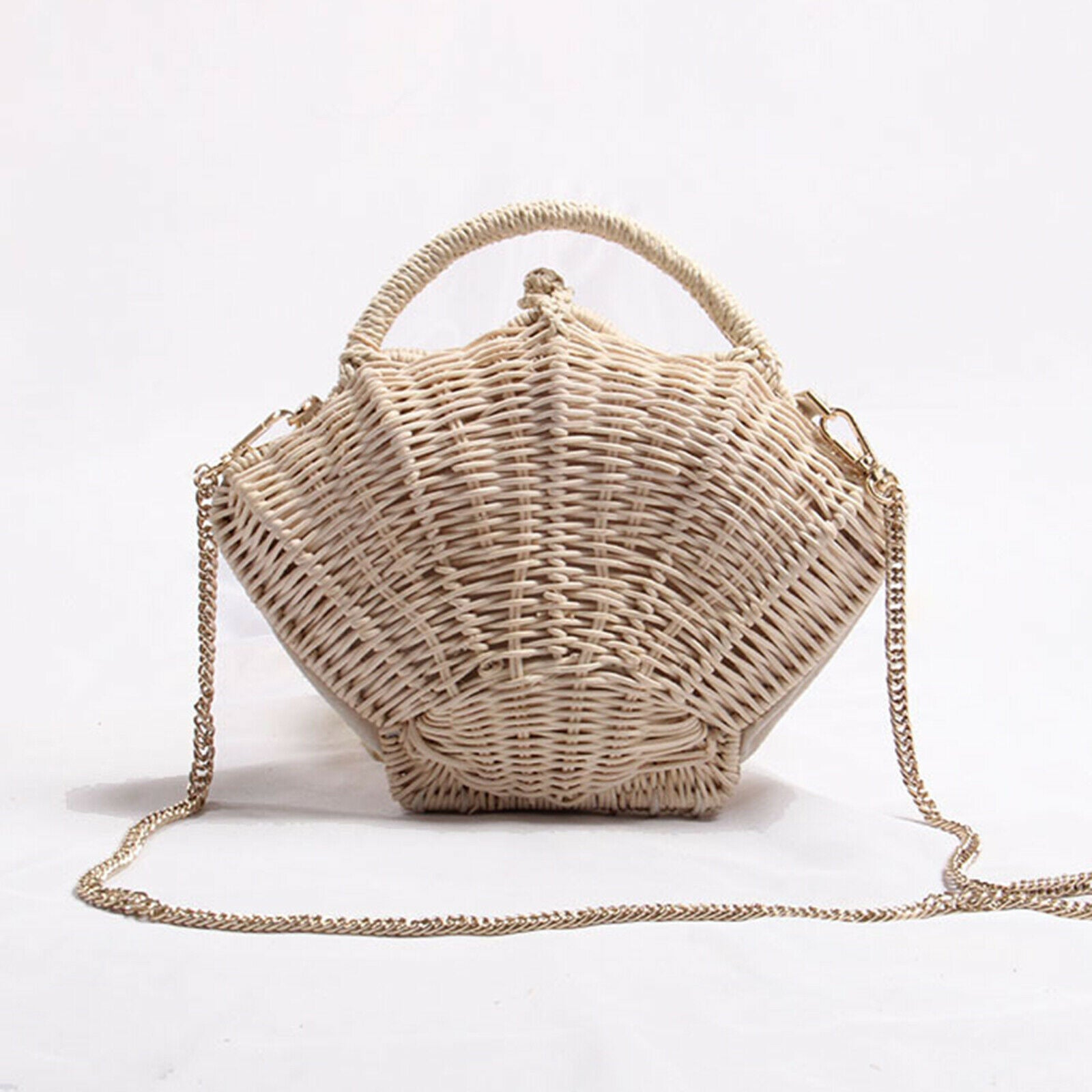 Mini Small Messenger Bag Travel Beach Rattan Handbag Handwoven Woven Tote