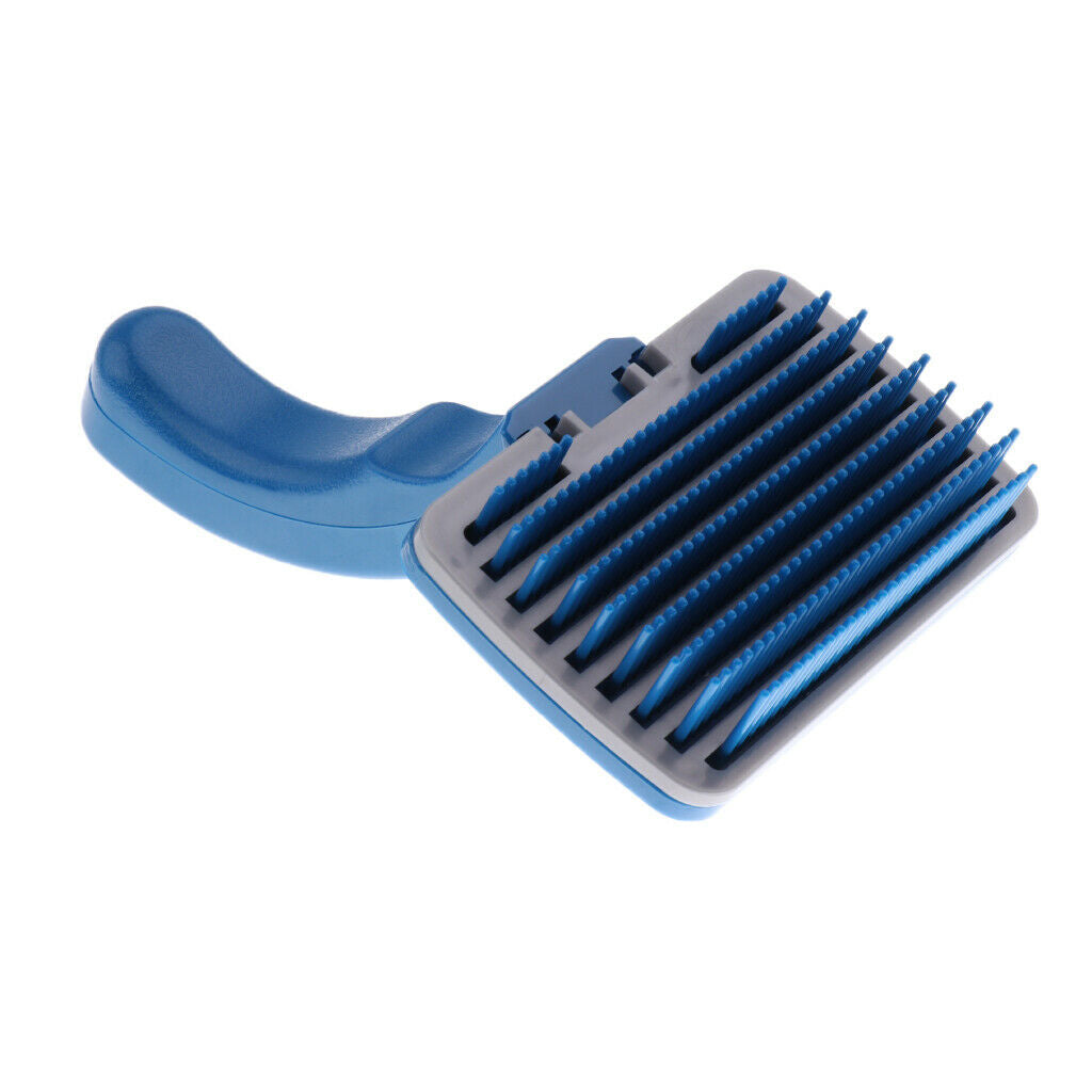 Dog Cat Grooming Brush Tool for Keeping Pets Neat And Clean - Blue