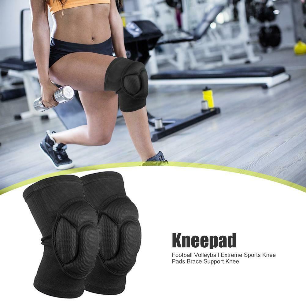 2x Sponge Volleyball Extreme Sports Knee Pad Brace Thickened Knee Protector @