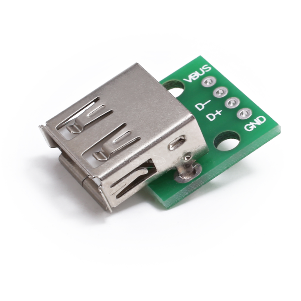 5Pcs/Lot Type A Female USB to DIP 2.54mm PCB Connector PCB Board Connector