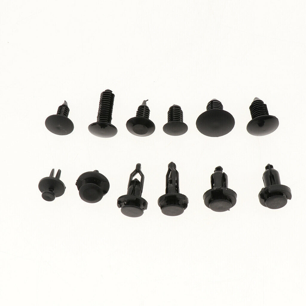 280 Pieces Universal Car Plastic Rivets Fastener Bumper Push Pin Clip HE53
