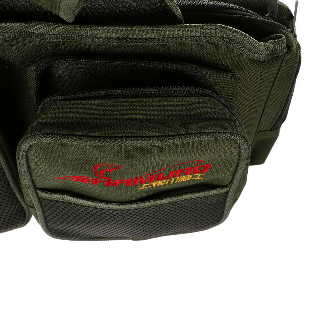 Seat Fishing Box with Canvas Rucksack Overcoats Carp Fishing System