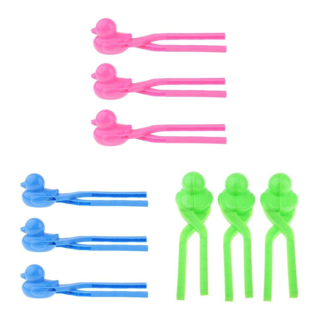 9 in 1 Duck Shaped Snowball Snow Mold, Outdoor Sports