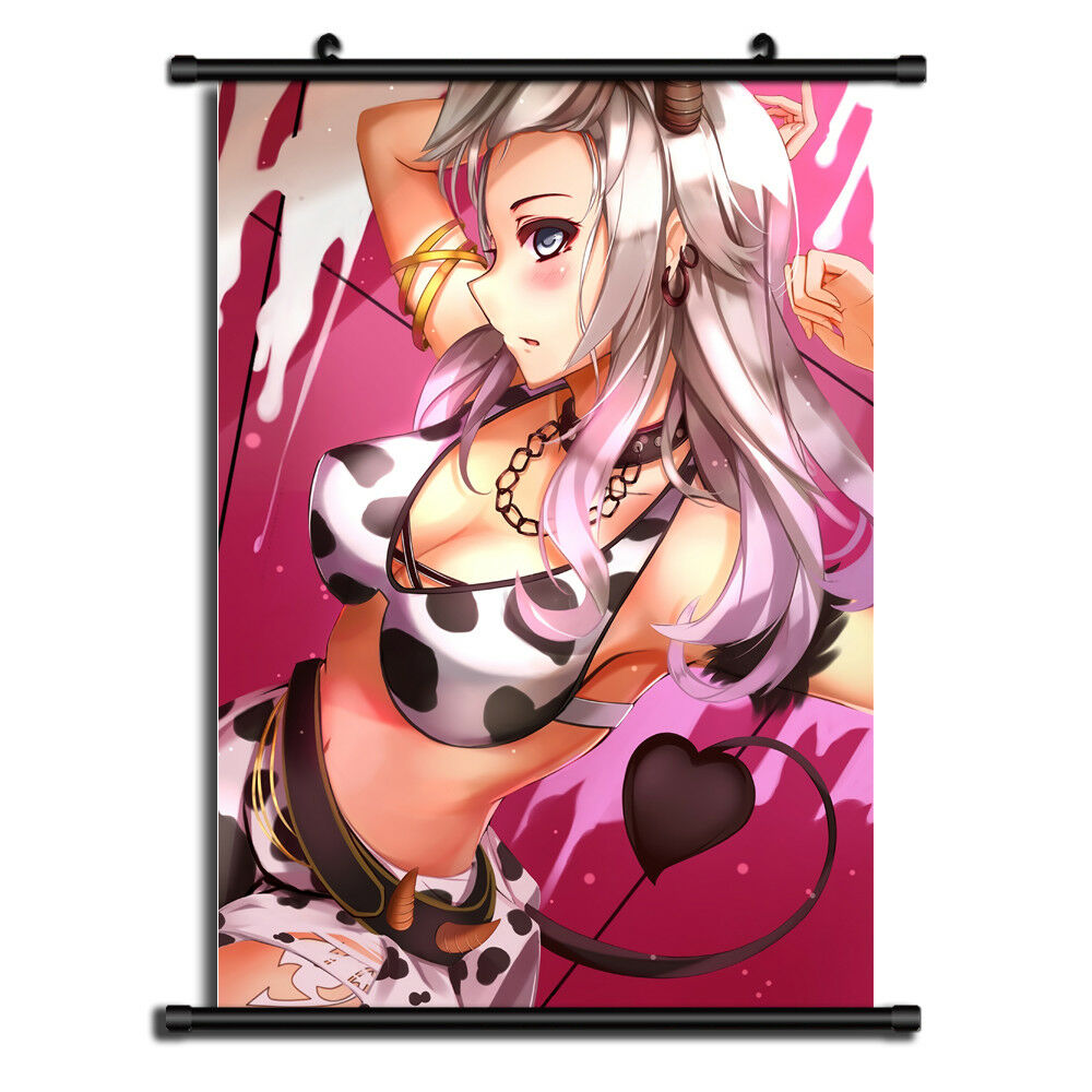fairy tail mirajane strauss Anime Wall Art Home Decoration Scroll Poster
