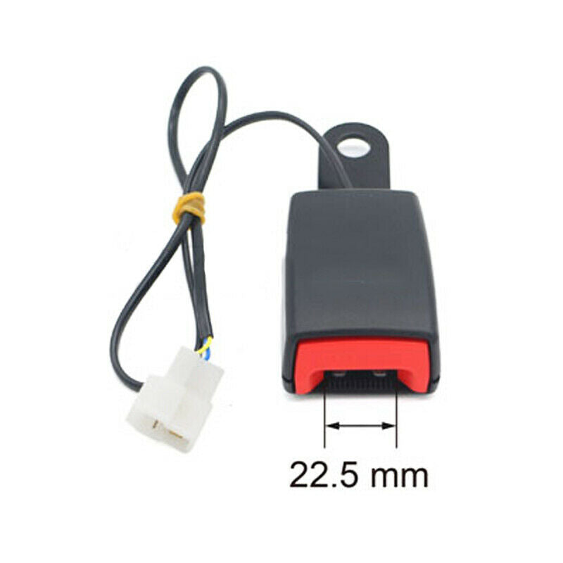1PCS Car Vehicle Automatic Shrink Emergency Lock Belt With Alarm Function Black
