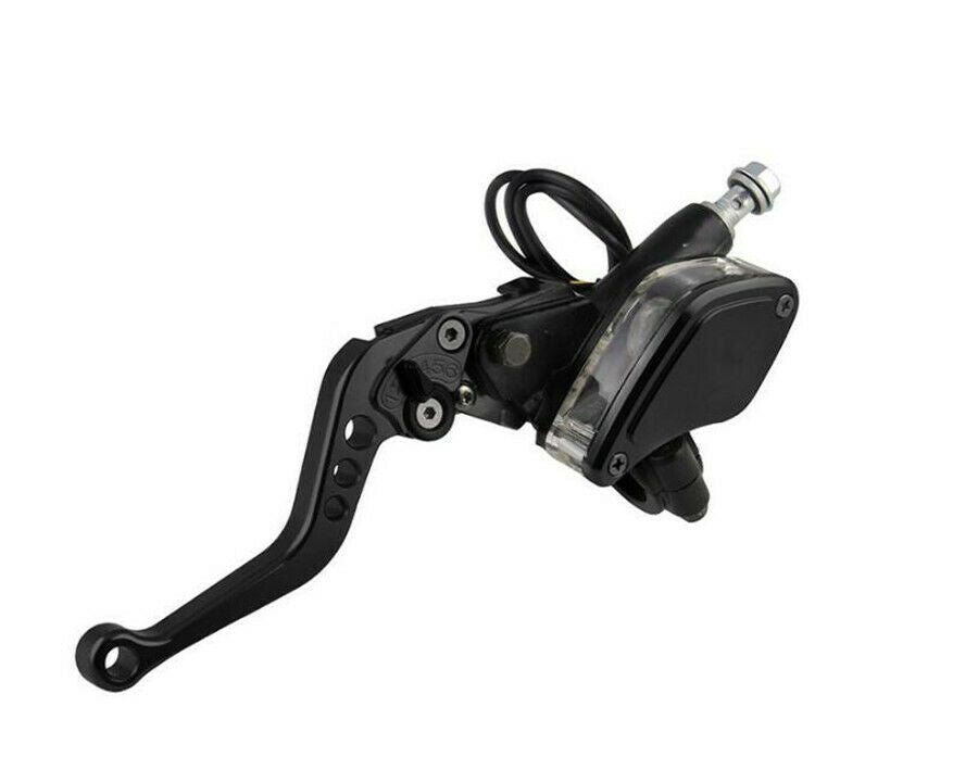 1 Pair Hydraulic Brake Master Cylinder & Clutch Lever Fit 50cc-300cc Motorbike