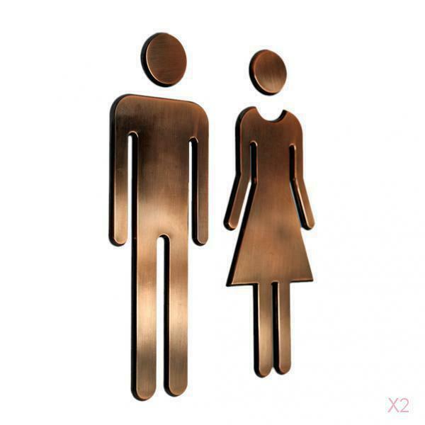 Man&Woman WC Stickers Toilet Signs