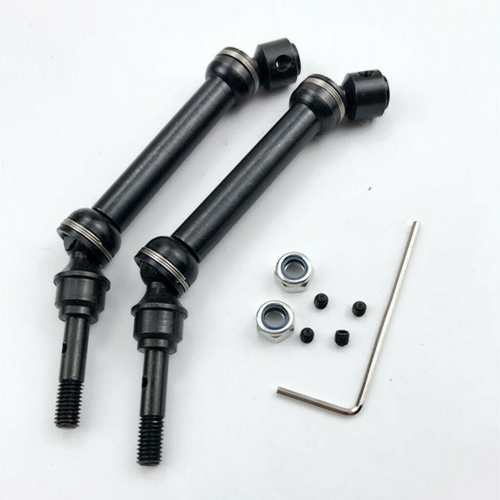 1/10 Scale Steel Front Rear Drive Shafts for 4X4 Short Truck Upgrade Part