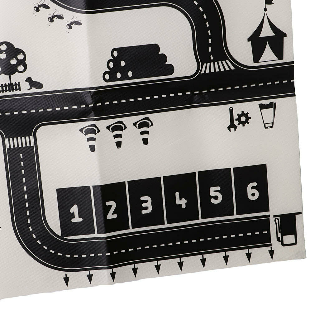 Children's Traffic Parking Map Road Sign City Scene Diagram Hobbies Toys