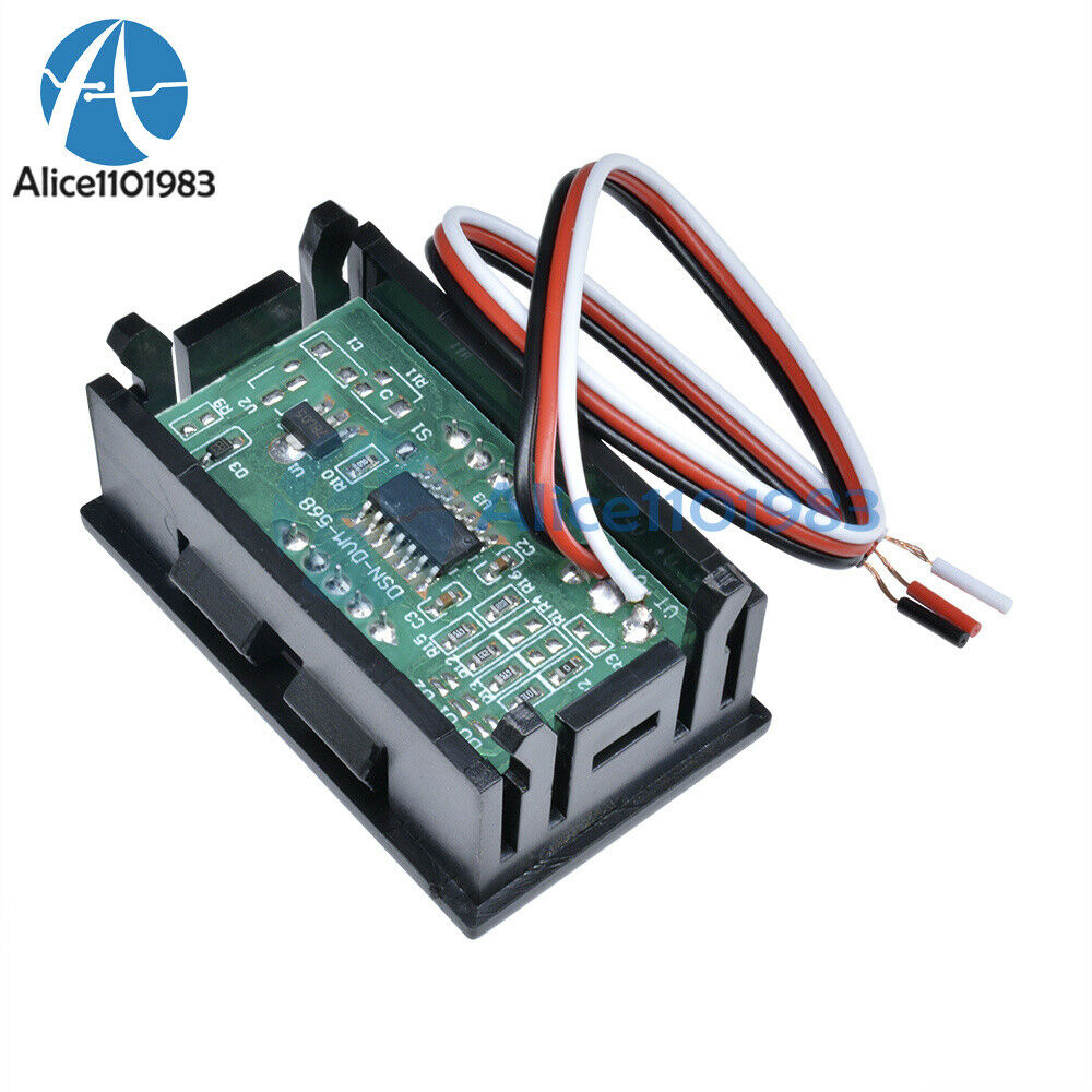 Green LED Panel Meter Mini Digital Voltmeter  DC 0V To 99.9V 0 -99.9V Display