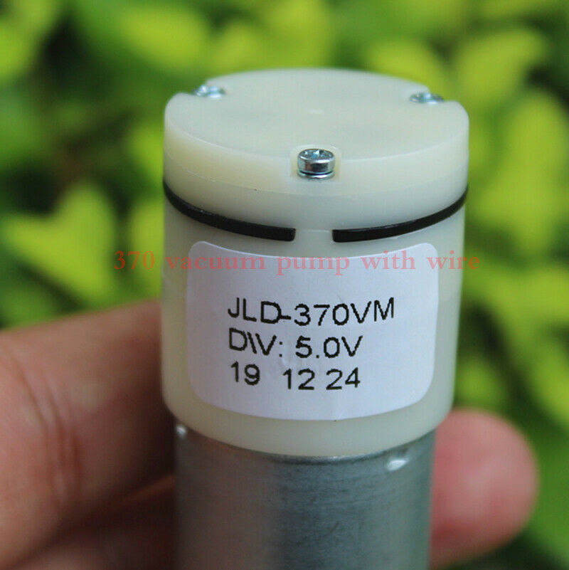 1pcs DC 3.7V 370 vacuum pump With line Self-priming pump copper carbon brush