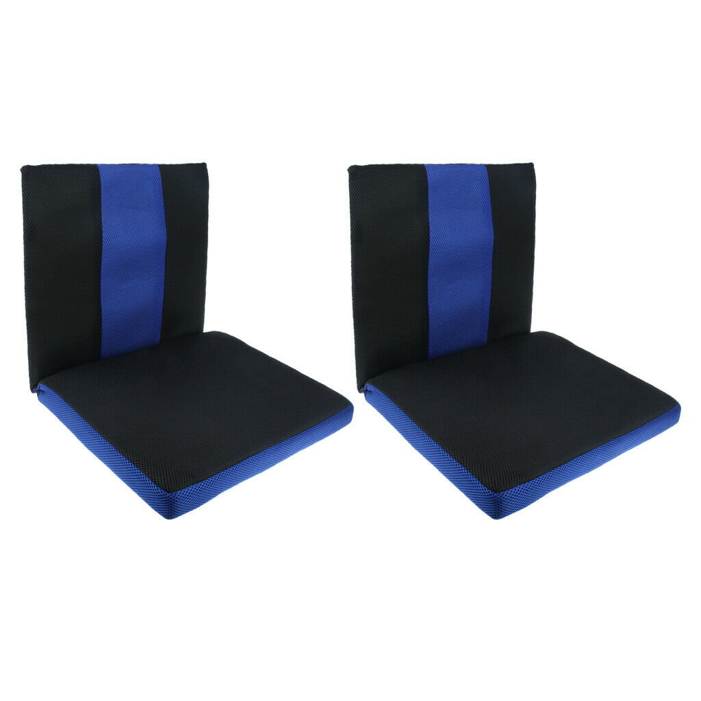2 Pieces. Black Seat Pad Seat Cushions Cushions Floor Cushions Double Seat