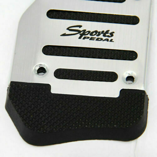 2pcs Aluminum Non-Slip Automatic Car Brake Accelerator Pedal Pad Cover Universal