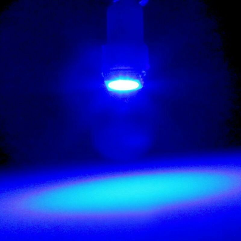 20PCS T5 Car SUV Dashboard Gauge Indicator 1-SMD LED Auto Wedge Light Bulbs Blue