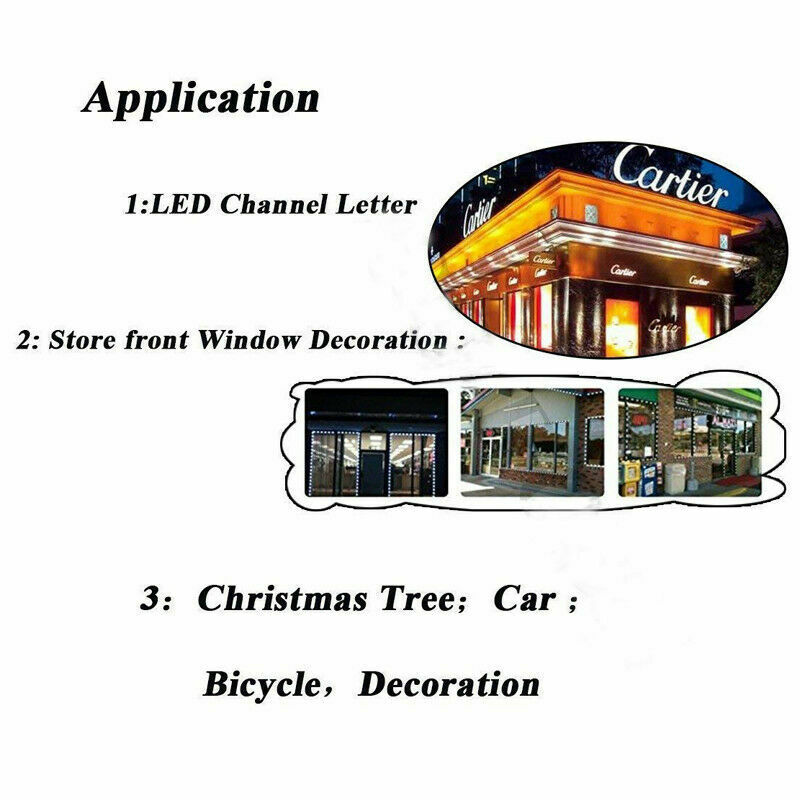 Universal 20Pcs 3 LED Car Pickup Bed Cargo Area LED Light Interior Reading Light