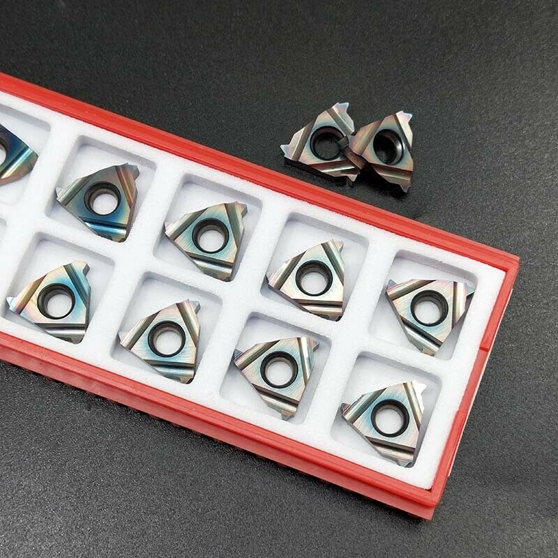 HRC45° 16ER 2.0ISO 1135 Indexable CNC Carbide Threading Insert For SER holder