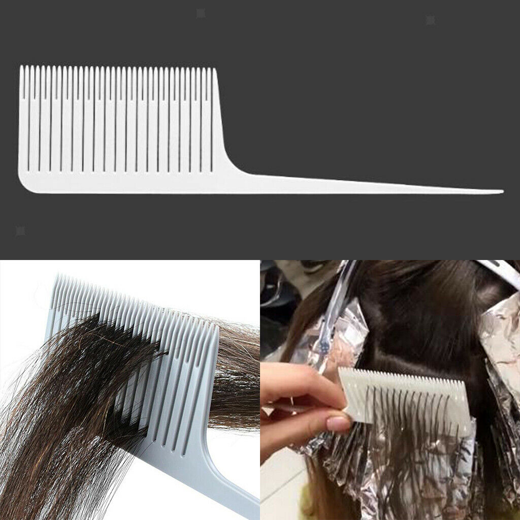 4Pcs Professional ABS Plastic Salon Weave Highlighting Foiling Hair Comb