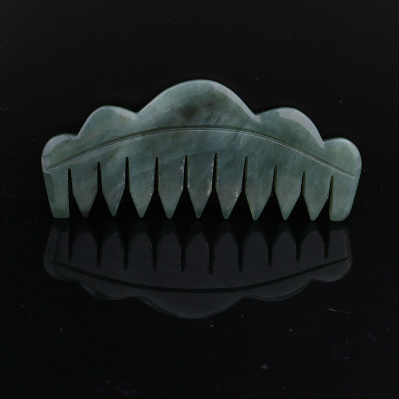 natural stone comb women handmade jade comb shape design massage comb VxJ.l8