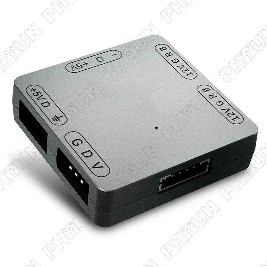 RGB Convertor Convert 3-pin (+5V) ARGB Fans to 4-pin (+12V) RGB Motherboard