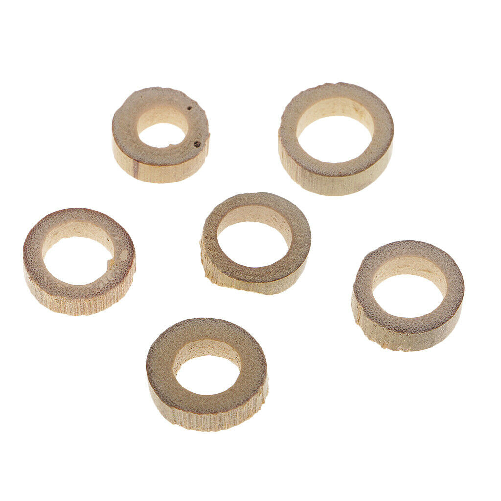 100pcs Natural Log Wood Slices Rings for Rustic Wedding Home Decorations