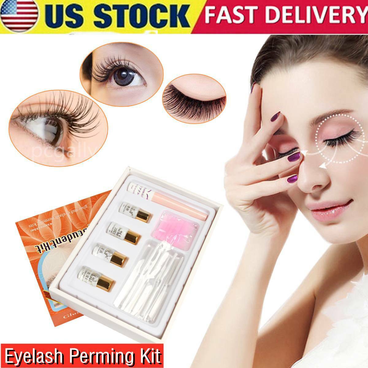 Eyelash Perming Kit Lash Lifting Curling Set Pad Cilia Lift Perm Rod Glue Makeup
