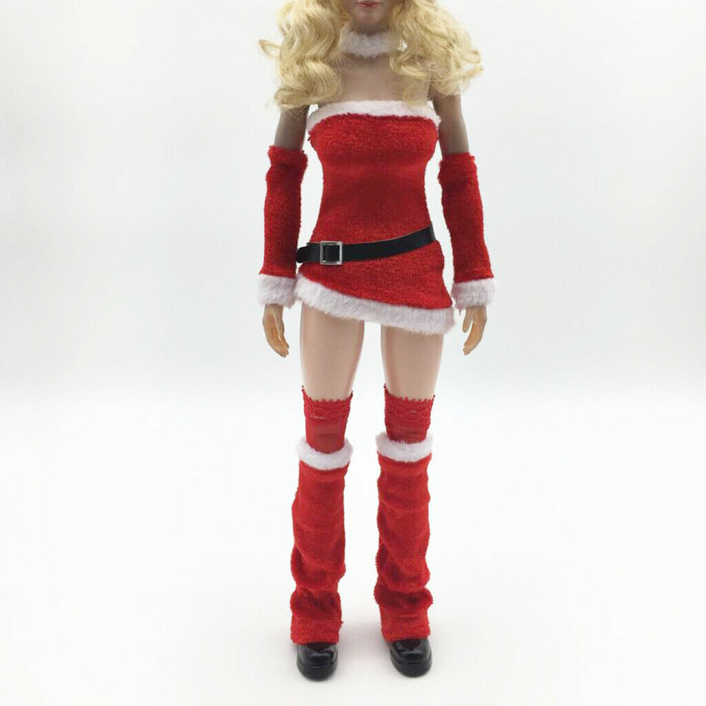 Set Of 1/6 Scale Christmas Clothes Clothes For Women For Figures Of
