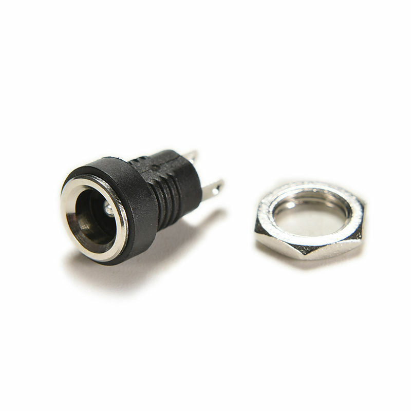 10 5.5x2.1mm Alimentation Dc 12V Chargeur Rond Jack Prise Femelle Panel Raccord