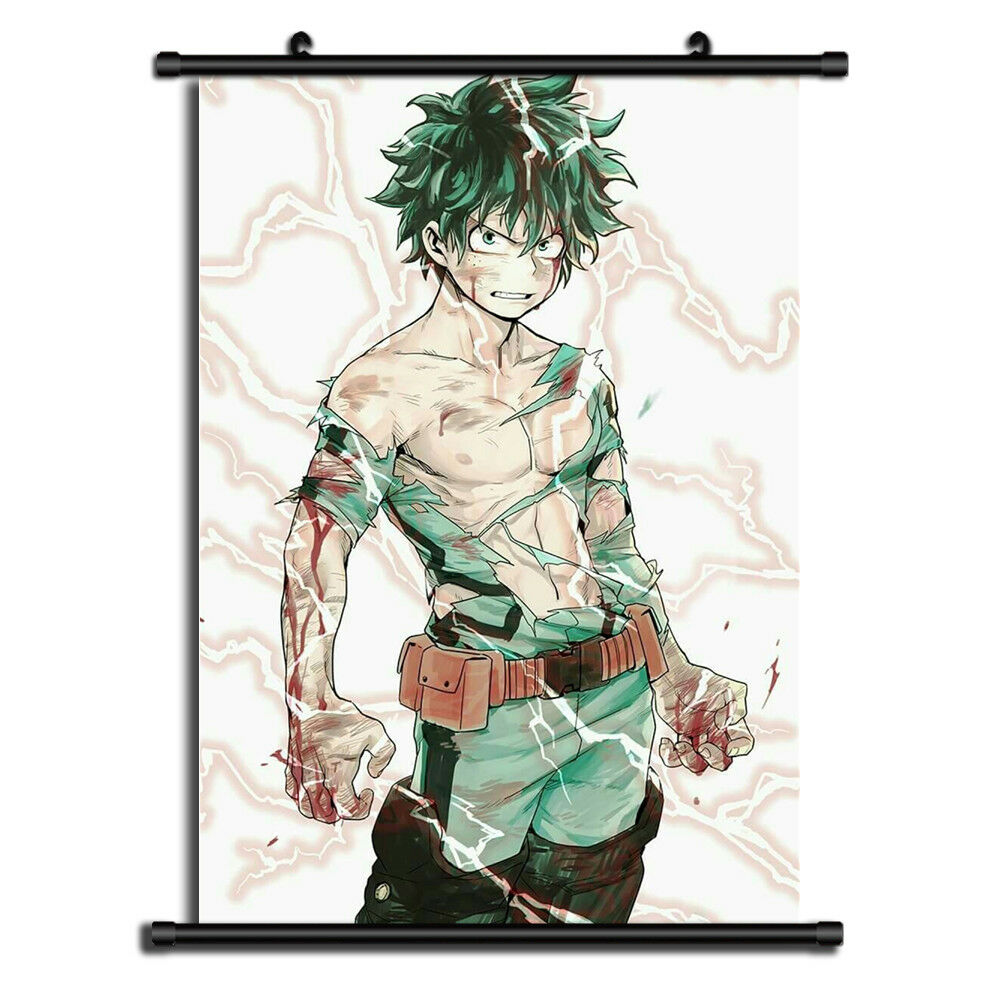 Boku no Hero Academia Midoriya Anime Wall Art Home Decoration Scroll Poster