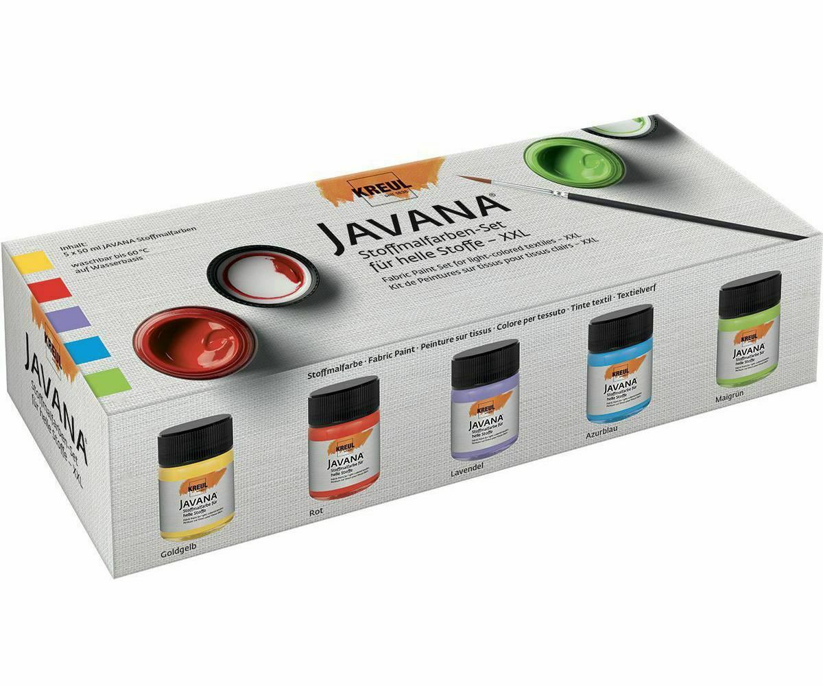 Set Of Colors For Bright Textiles Javana 5 x 50ml - Xxl CK 91900