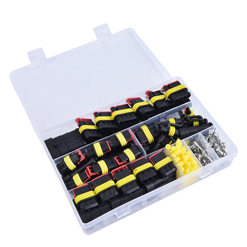 352pcs HID Waterproof Connectors 1/2/3/4 Pin 26 Sets Car Electrical Wire  PY1
