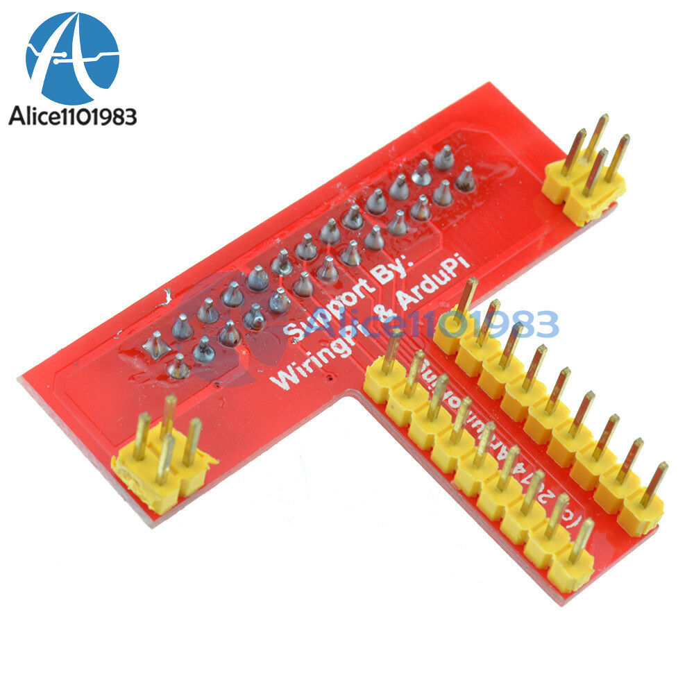 26 Pin Extension Flat Ribbon Cable Wire+Raspberry PI GPIO Extension Board