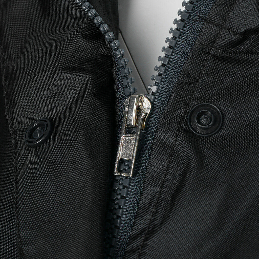 Women's Lightweight Raincoat Hooded Waterproof Outdoor Long Jacket L Black