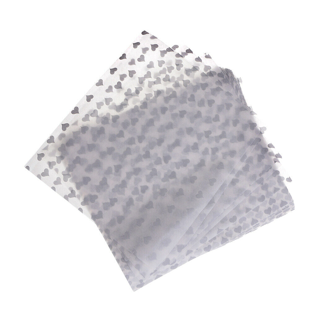 50 Nice Candy Paper Wrapping Candy Wrapper Wax Wrap Paper Wax Sheets 22x25cm