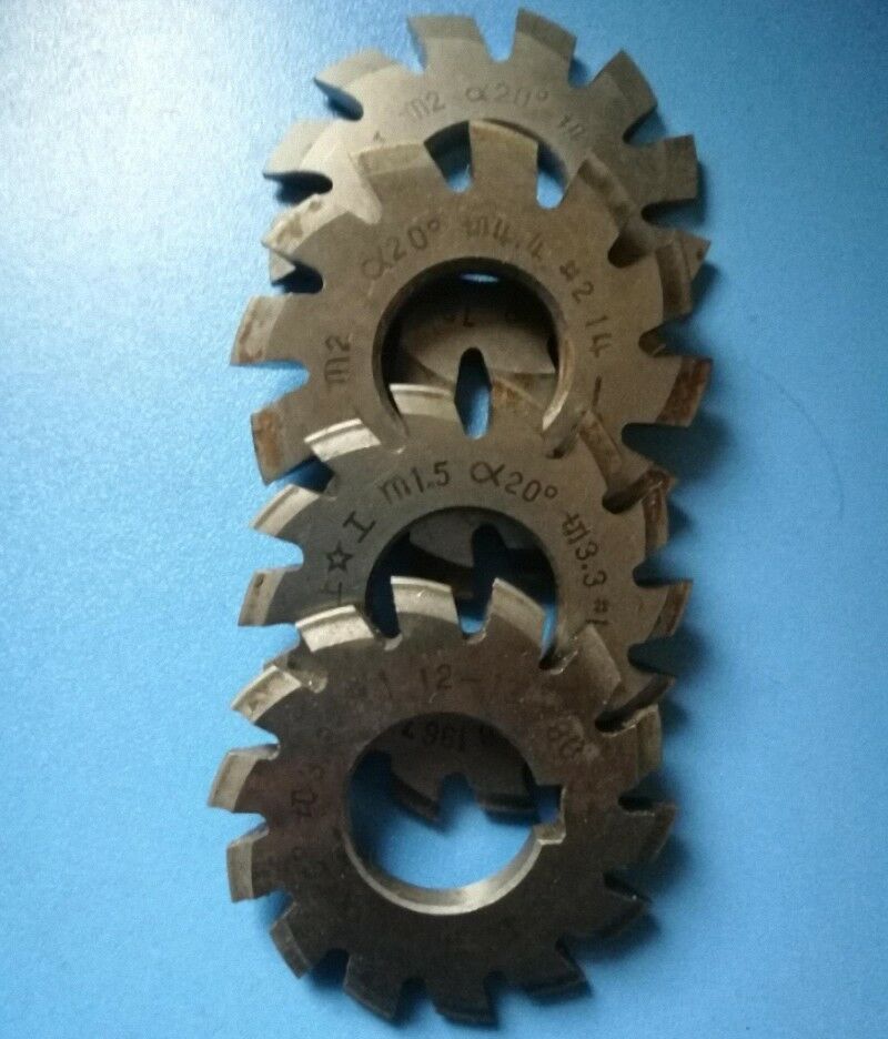 New Set 8Pcs Module 1.25 PA20 Bore22 #1-8 Involute Gear Cutters