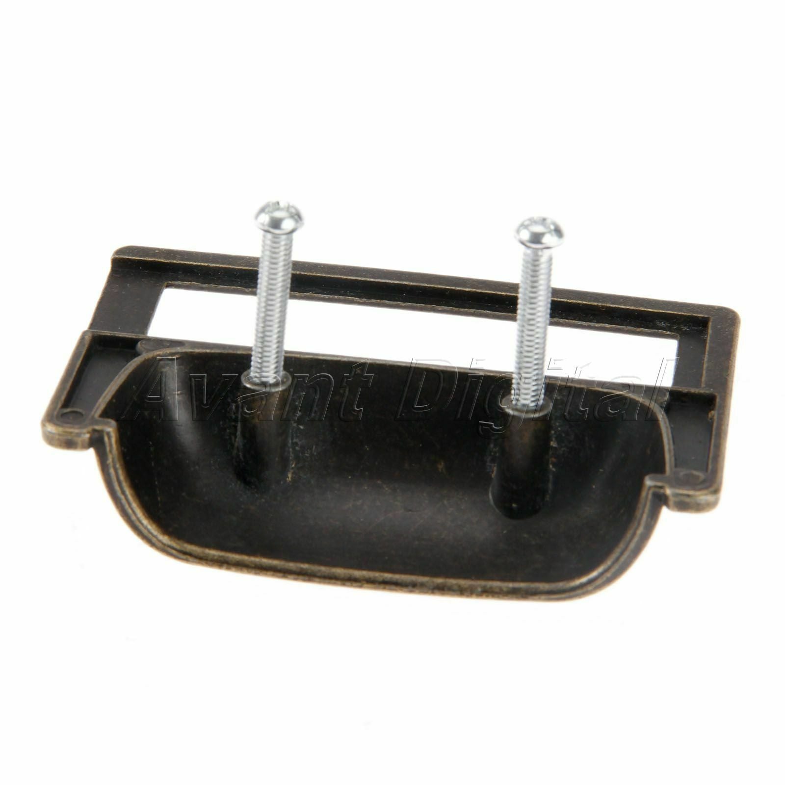 81*51mm Office Library Cabinet Drawer File Tag Frame Label Holder Pull Handle