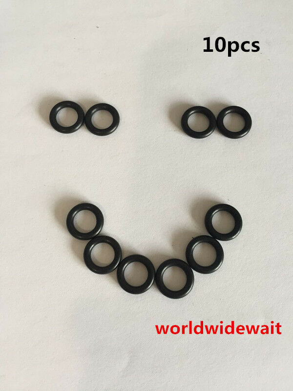 10Pcs Black Rubber Oil Filter Sealing O Ring Gasket 36mm x 33mm x 1.5mm Thick