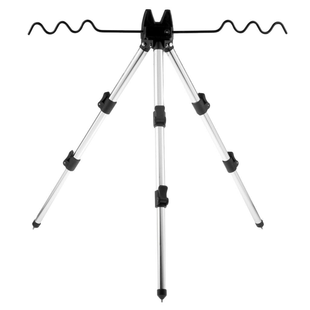 Telescopic Fishing Rod Tripod Stand Rod Holder Gear Ground Holder Bracket