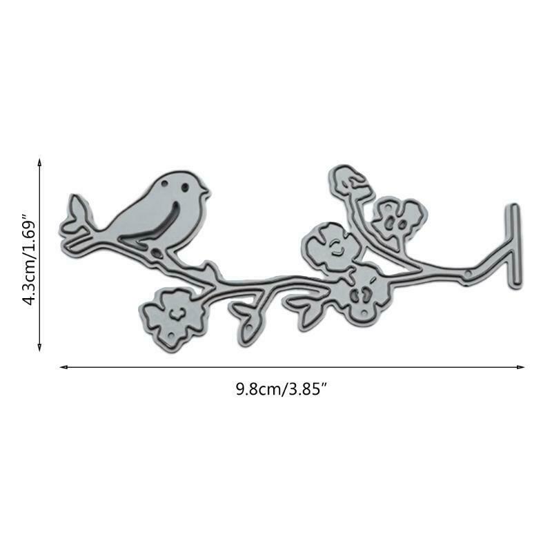 Bird Flower Metal Cutting Dies Stencil DIY Scrapbooking Album Paper Card Mold