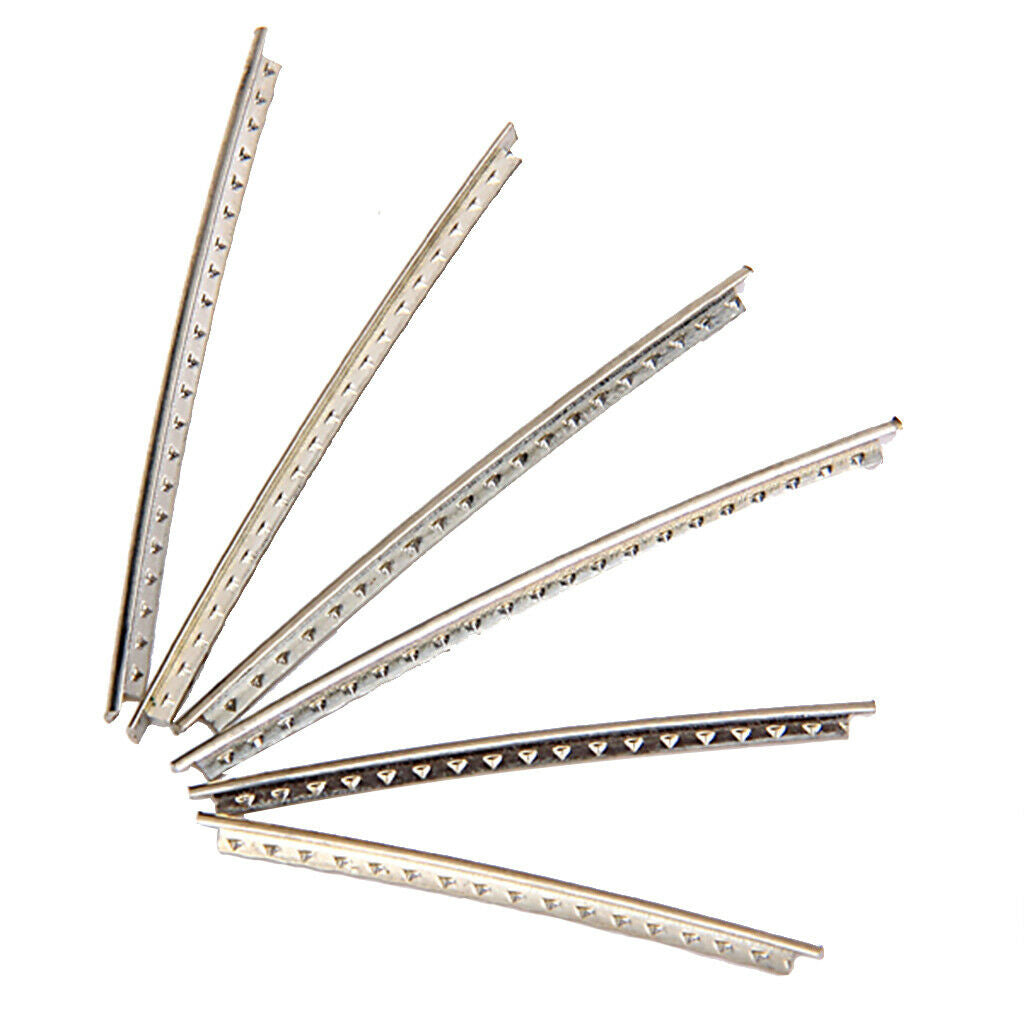 Guitar Bridge Assembly Kit + 24pcs Guitar Fret Wire Fretwire 2.2mm Width