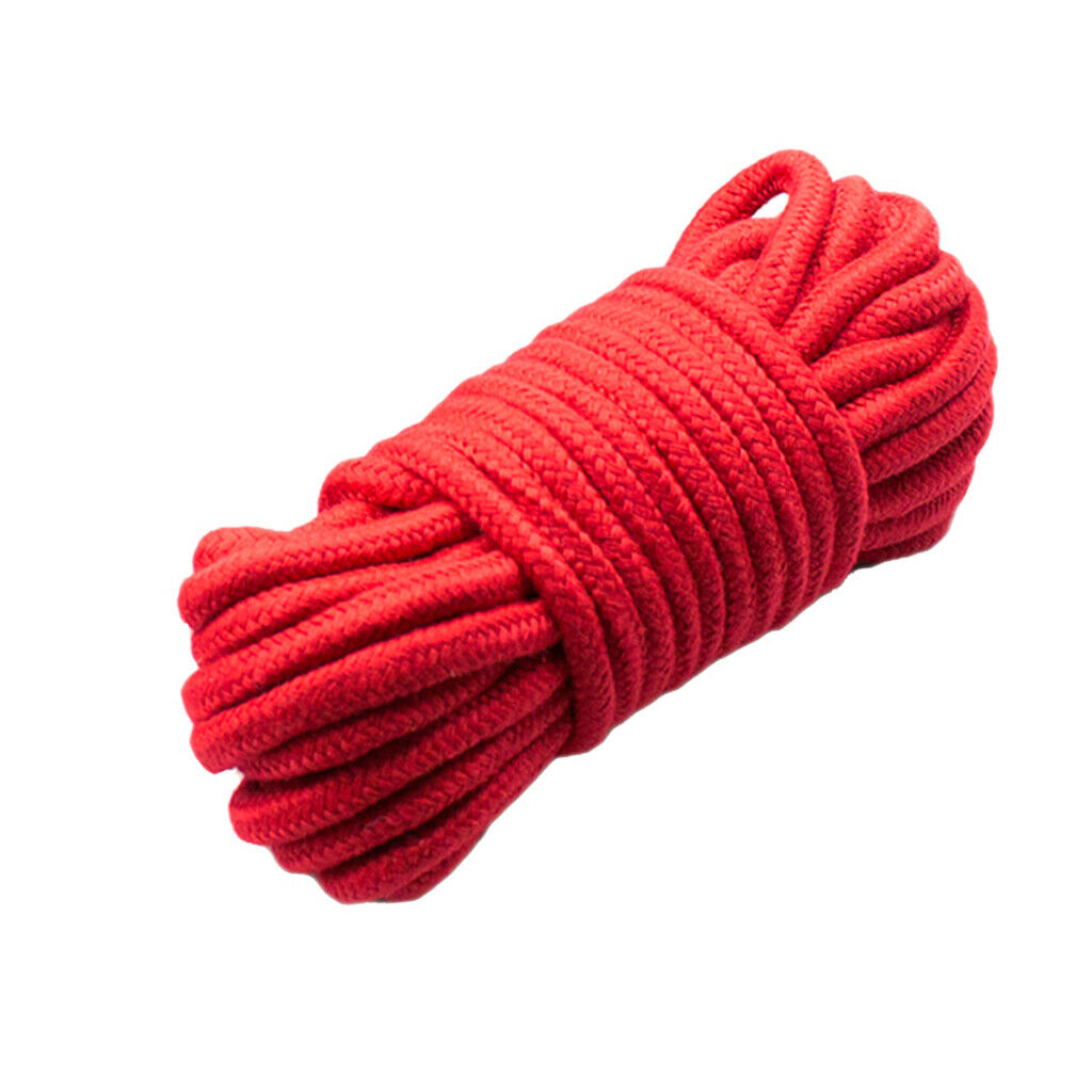 2PCS 6mm Macrame Rope 100% Natural Cotton Twisted Cord Artisan DIY Craft 20m