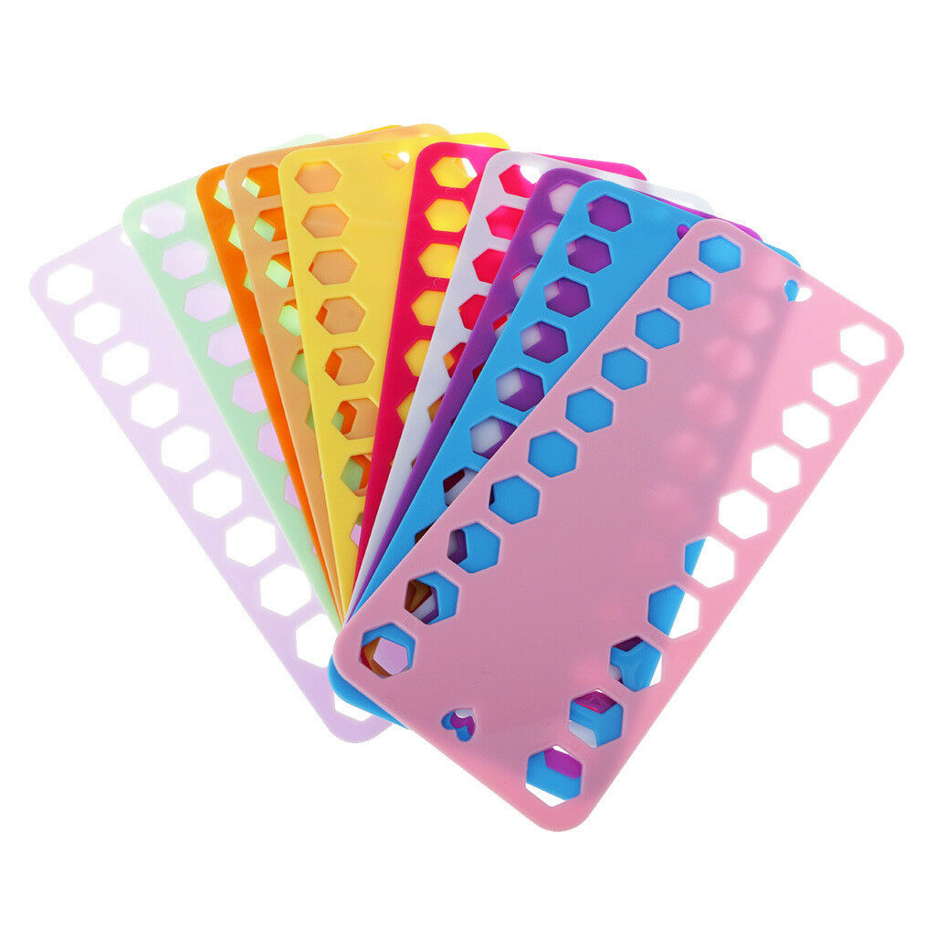 10Pcs Plastic Embroidery Thread Plate Cross Stitch Threading Board Tools