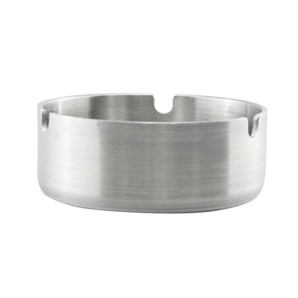 Stainless Steel Portable Car Auto Ashtray Tabletop Decoration Outdoor 8cm