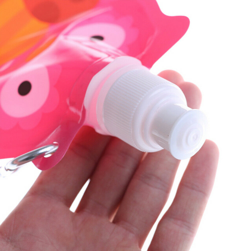 360ml Eco friendly foldable cartoon travel drink bottle safe for kid children BD