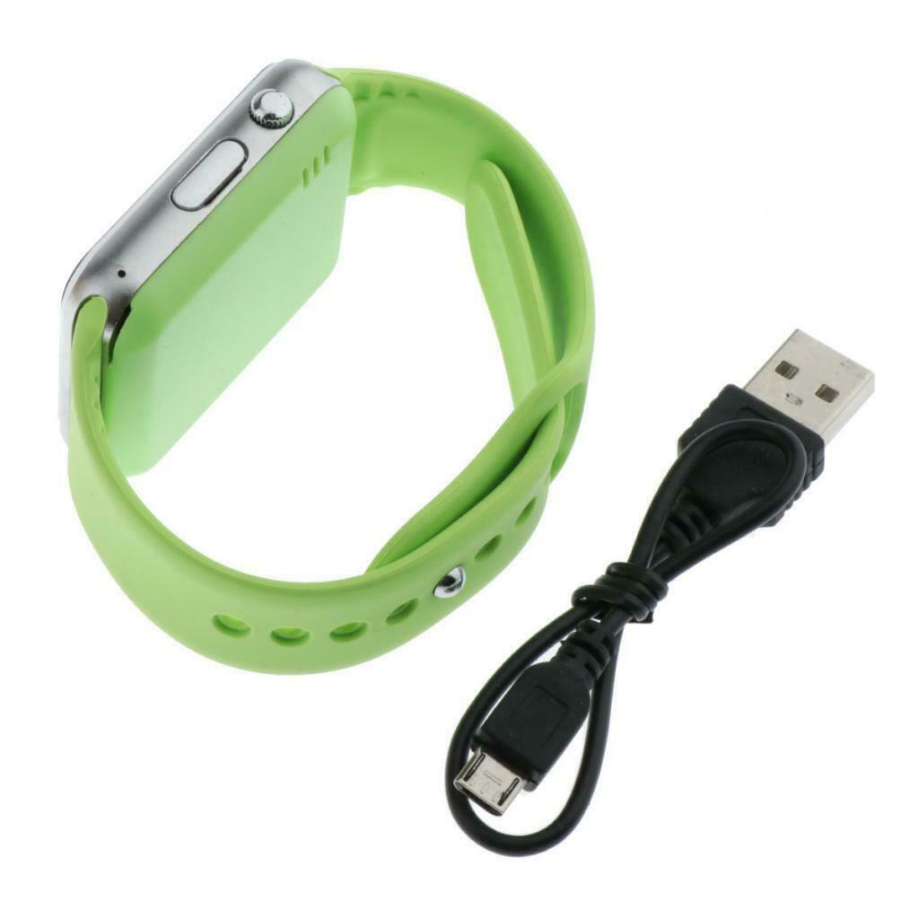A1 Wristwatch Bluetooth Smart Watch SIM Smartwatch Smartphone Women Green