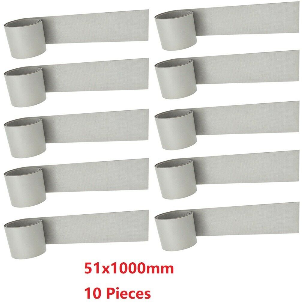 10pcs 51mm Waterproof Inflatable Boat Dinghy RIB Mid Grey PVC Repair Patches