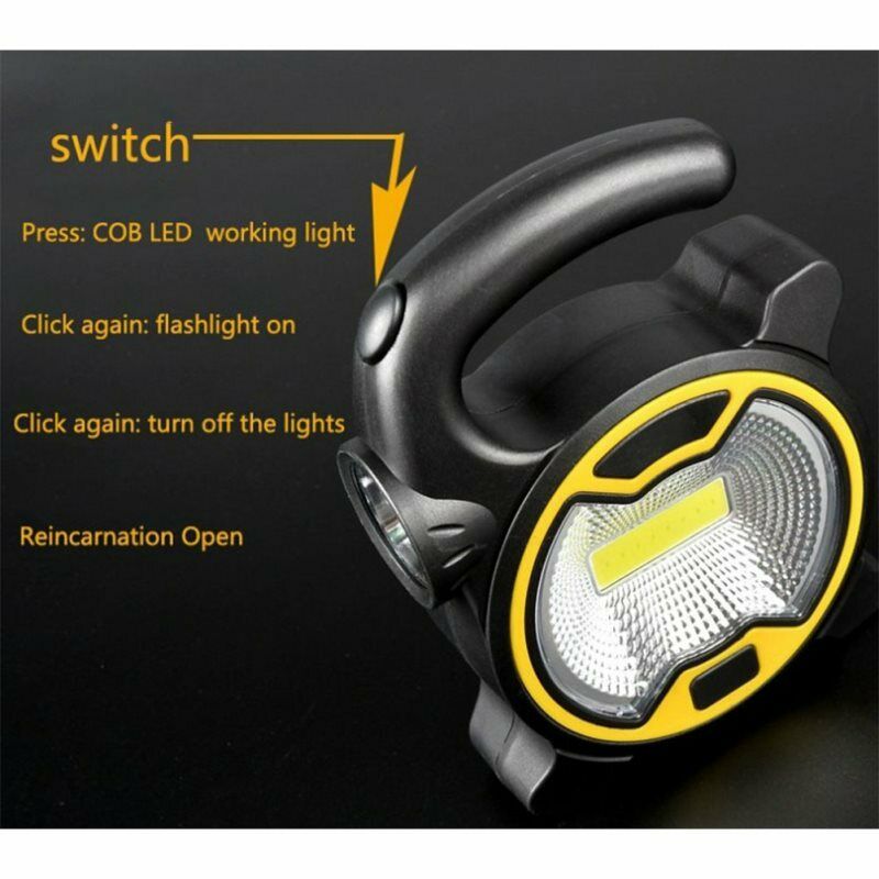 1PCs COB Work Lamp LED Lantern Waterproof Emergency Spotlight Rechargeab.l8