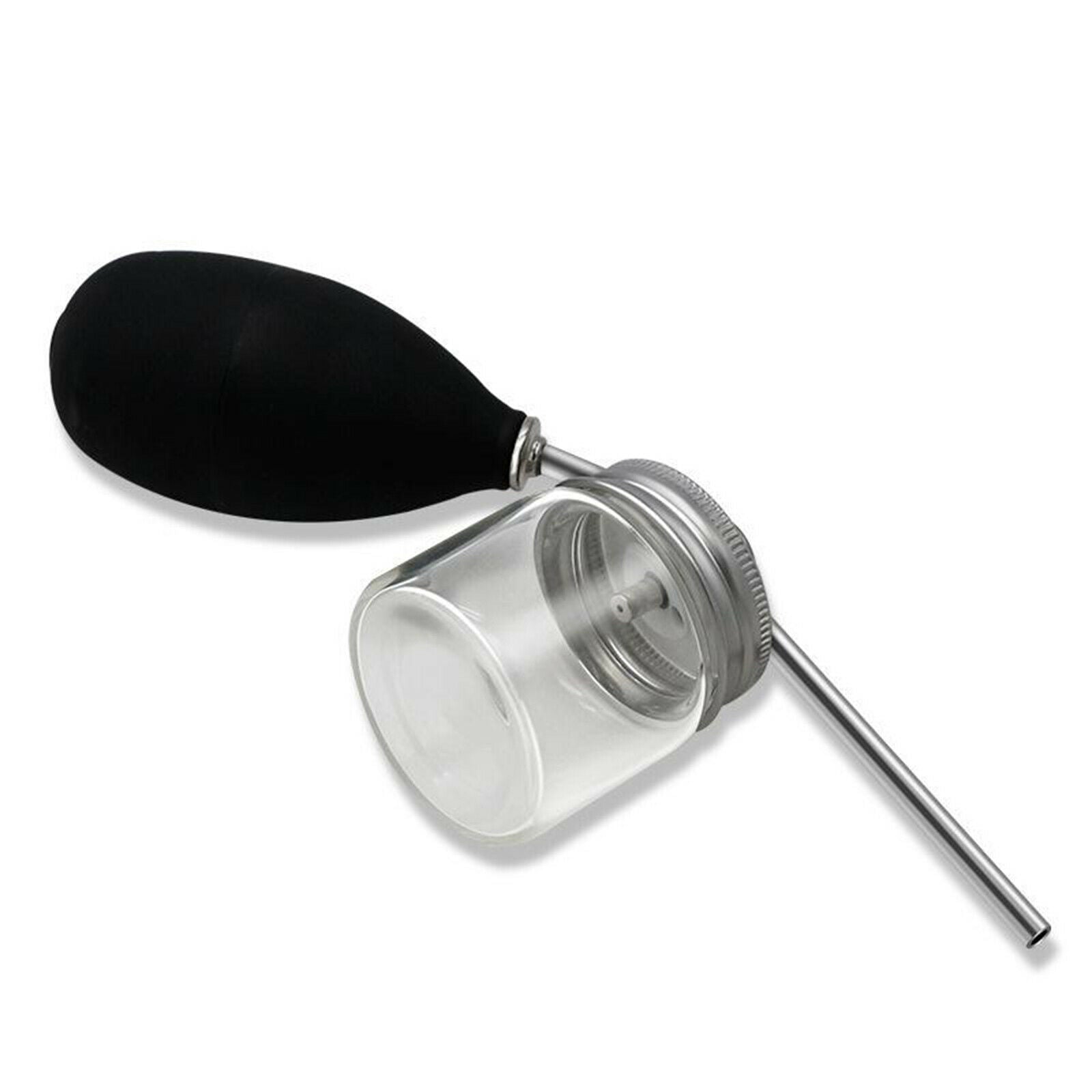 Aluminum   Silicone Talc Powder Blower Puffer Barbers Hairdressers Talcum