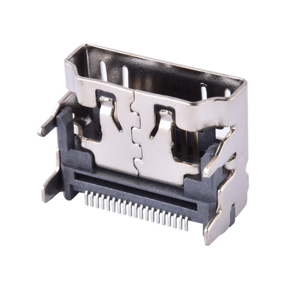 10PCS HDMI 19 PIN Female SMD SMT Seat Horizontal HDMI High Quality HD Connector