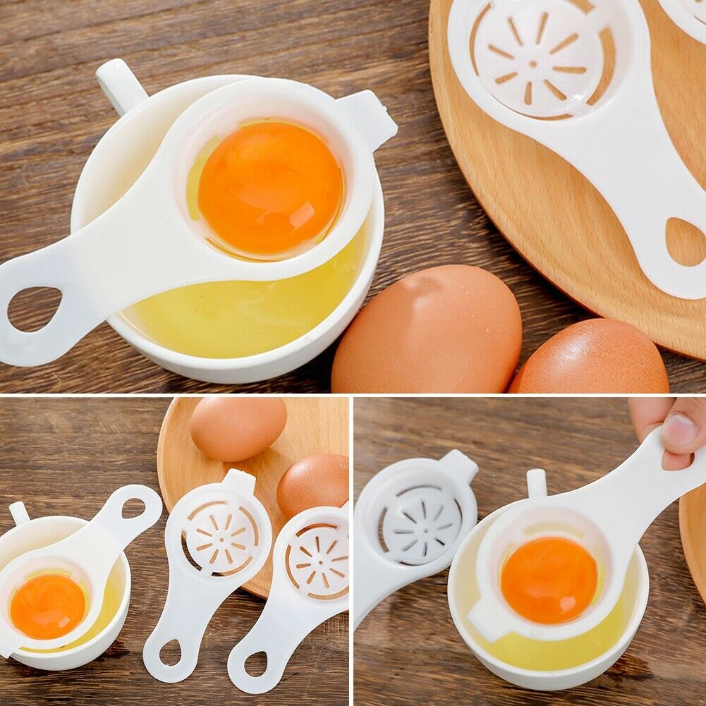 Kitchen Tool Gadget Convenient Egg Yolk White Separator Divider Holder Sieve