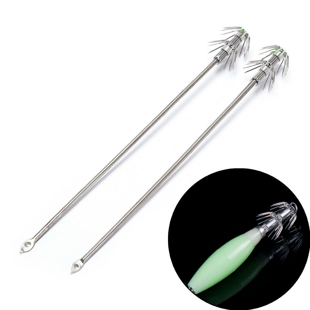 2pcs Octopus / Squid Jig DIY Hook Squid Lure DIY Hooks Fishing Accesso.l8